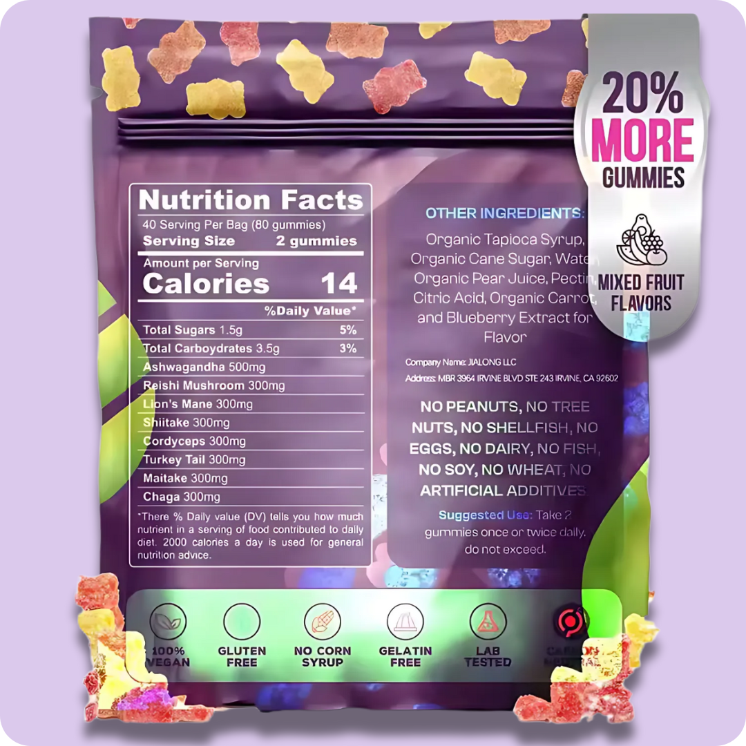 Organic & Functional Mushroom Gummies