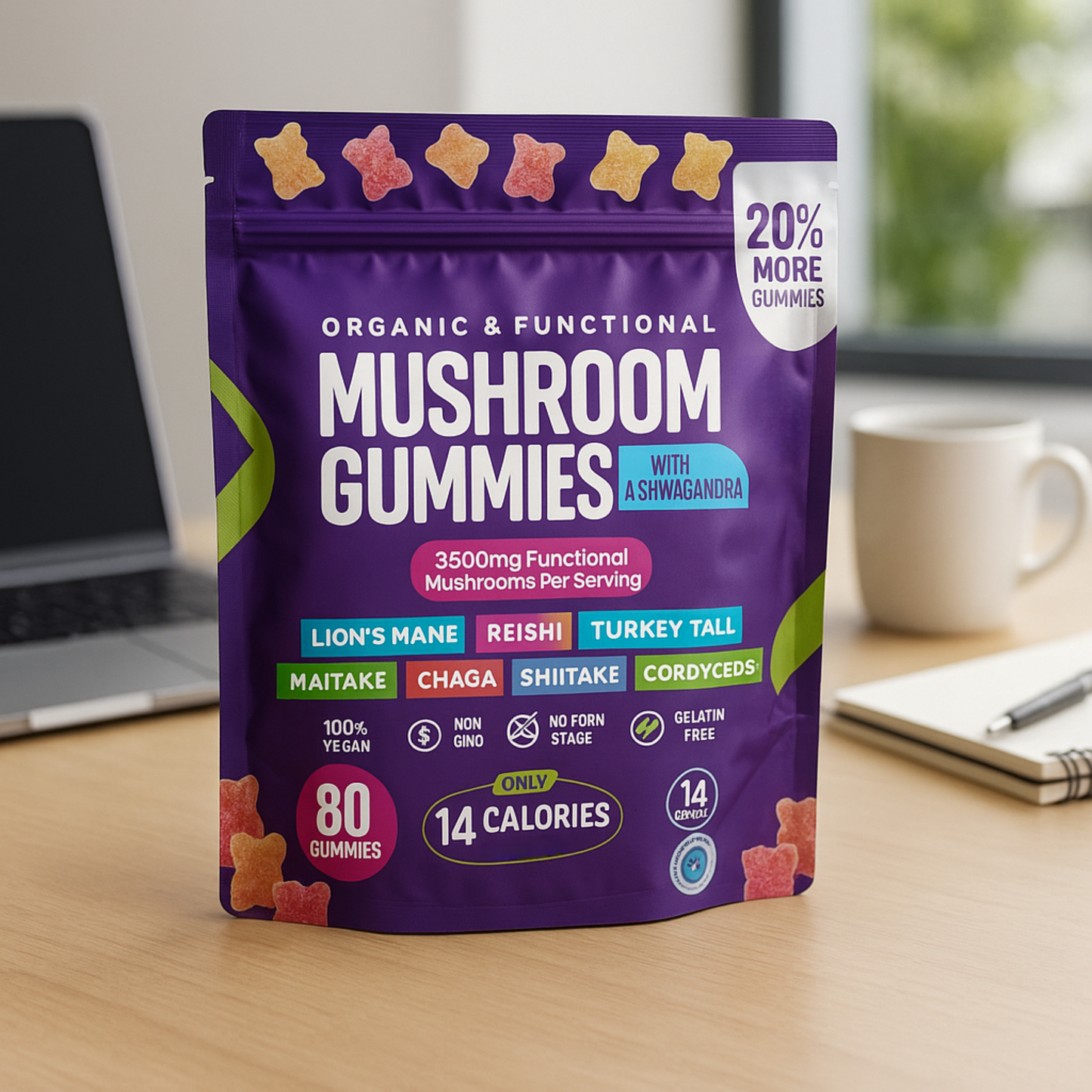 Organic & Functional Mushroom Gummies